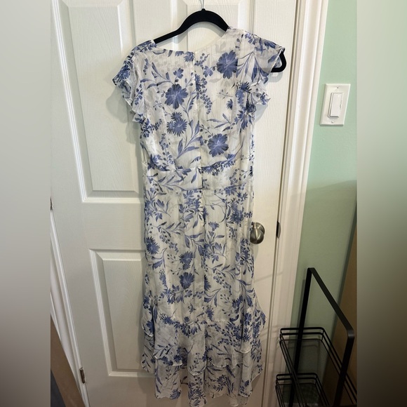 Tommy Hilfiger Floral Blue and White Long Dress - Picture 2 of 3